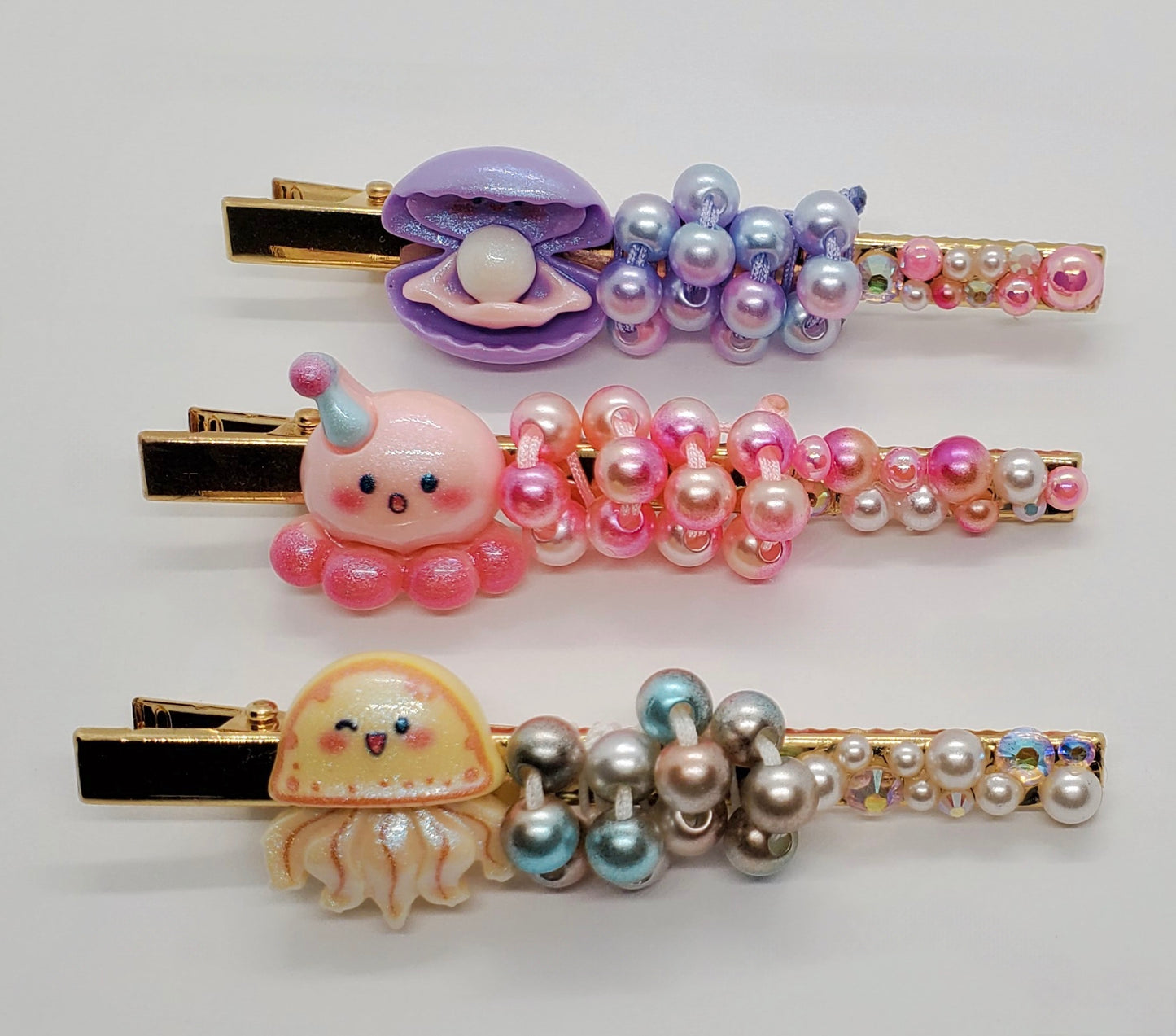 Seashells Hair Clips