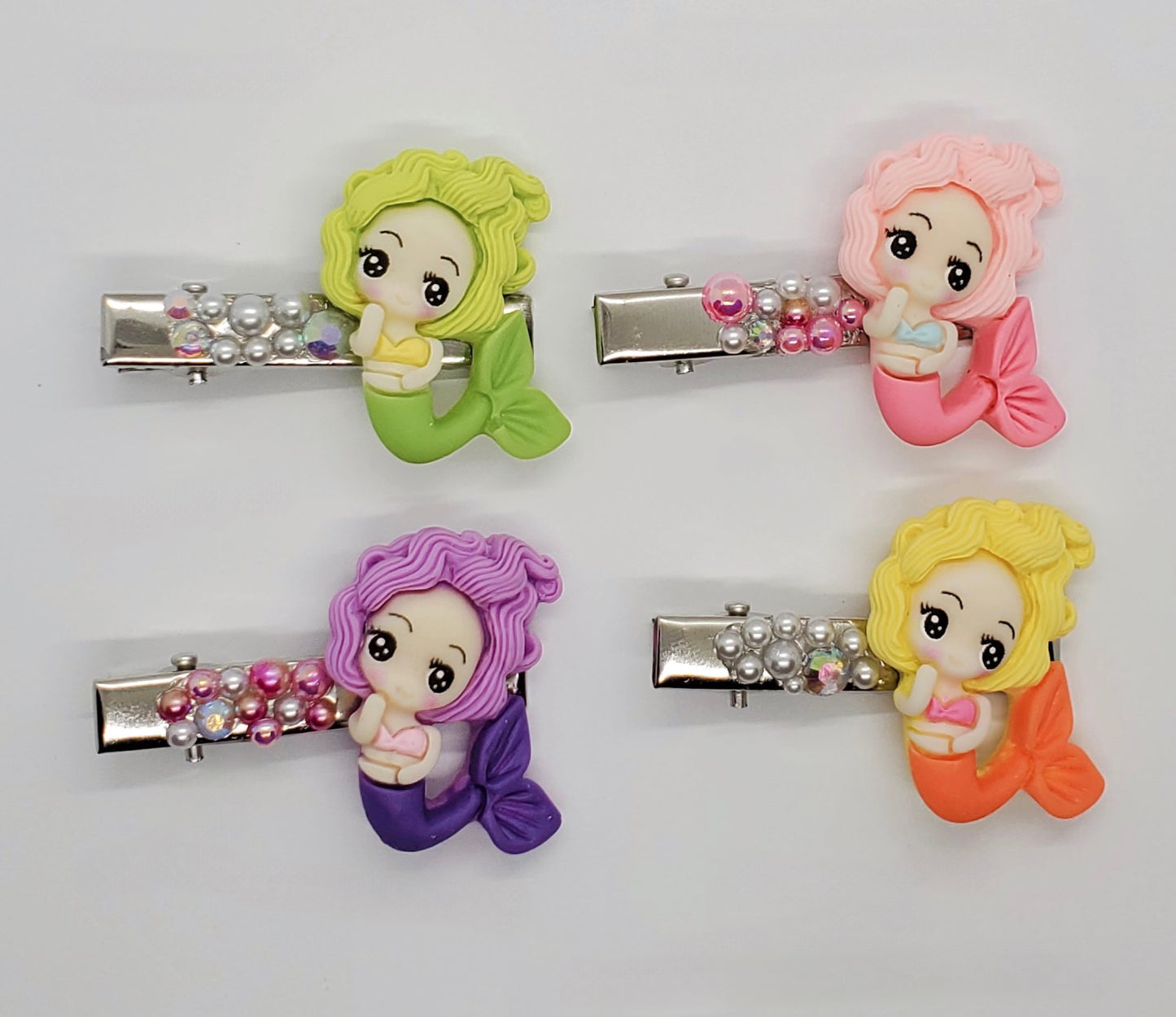 Kawaii Mermaid Hair Clips
