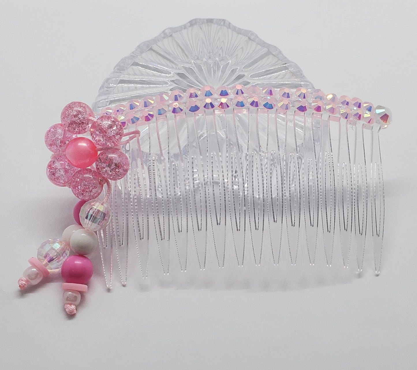 Crystal Bloom Comb