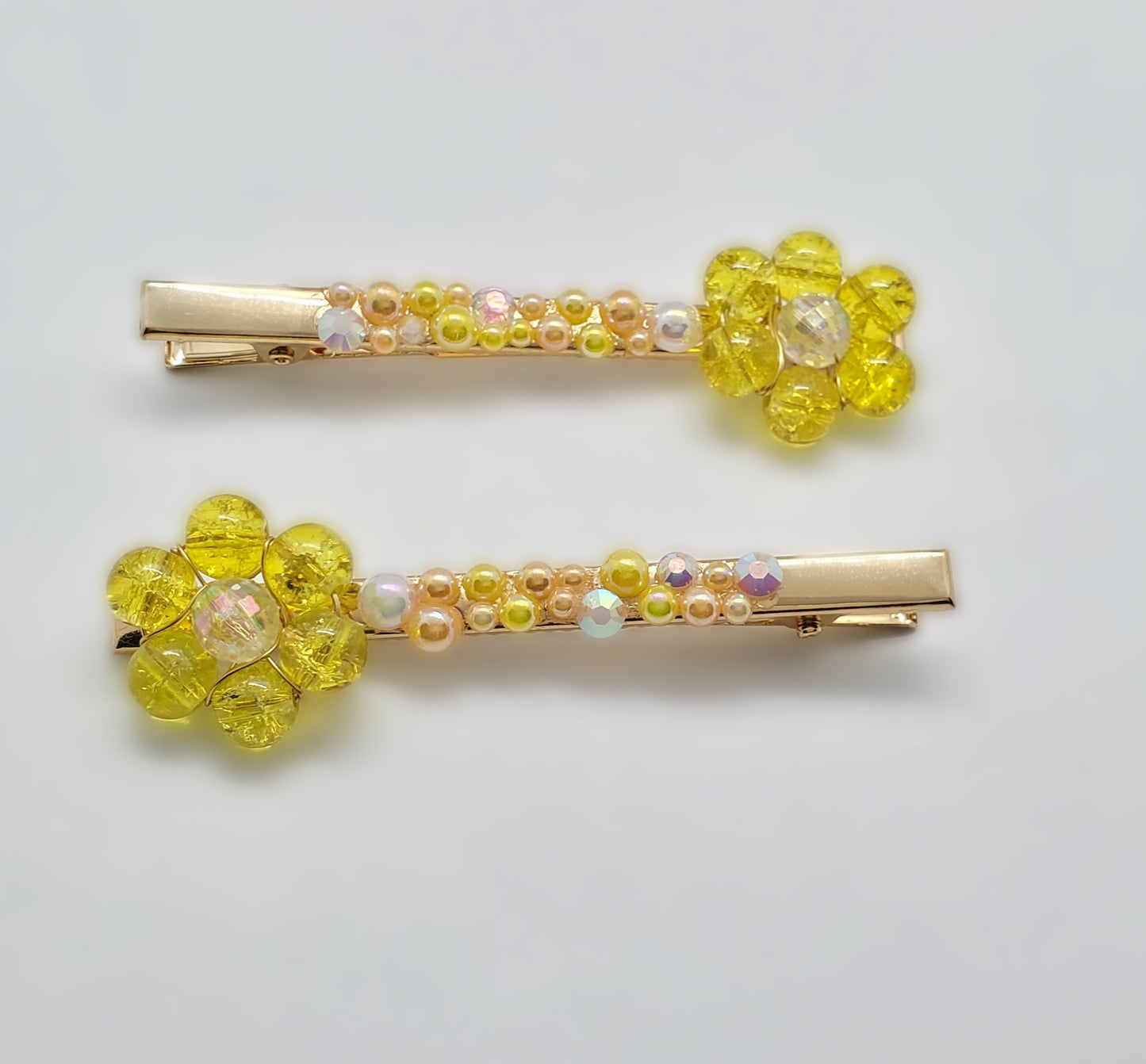 Sunshine Bloom Hair Clips