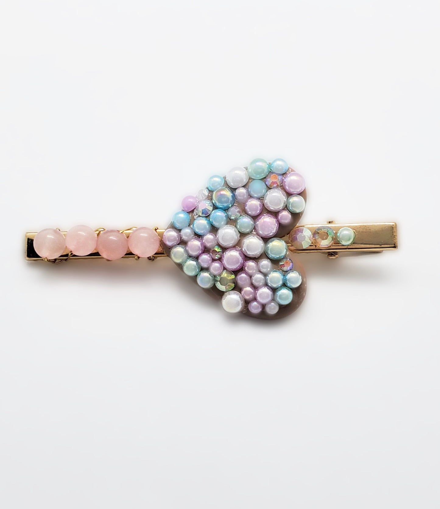 Heartfelt Sparkle Hair Clips