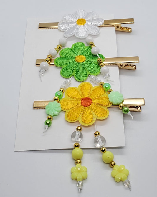 Flower Hair Clips