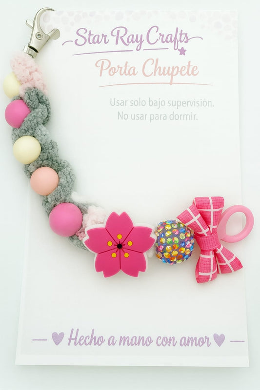 Cotton Candy Pacifier Holder