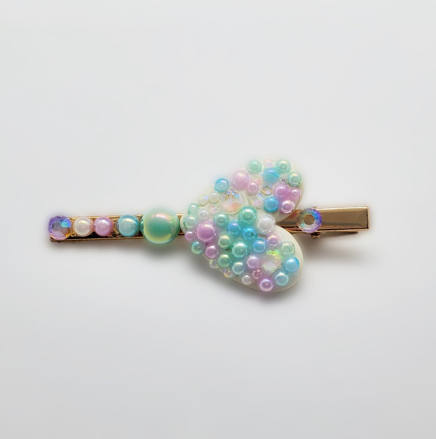 Heartfelt Sparkle Hair Clips
