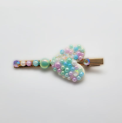 Heartfelt Sparkle Hair Clips