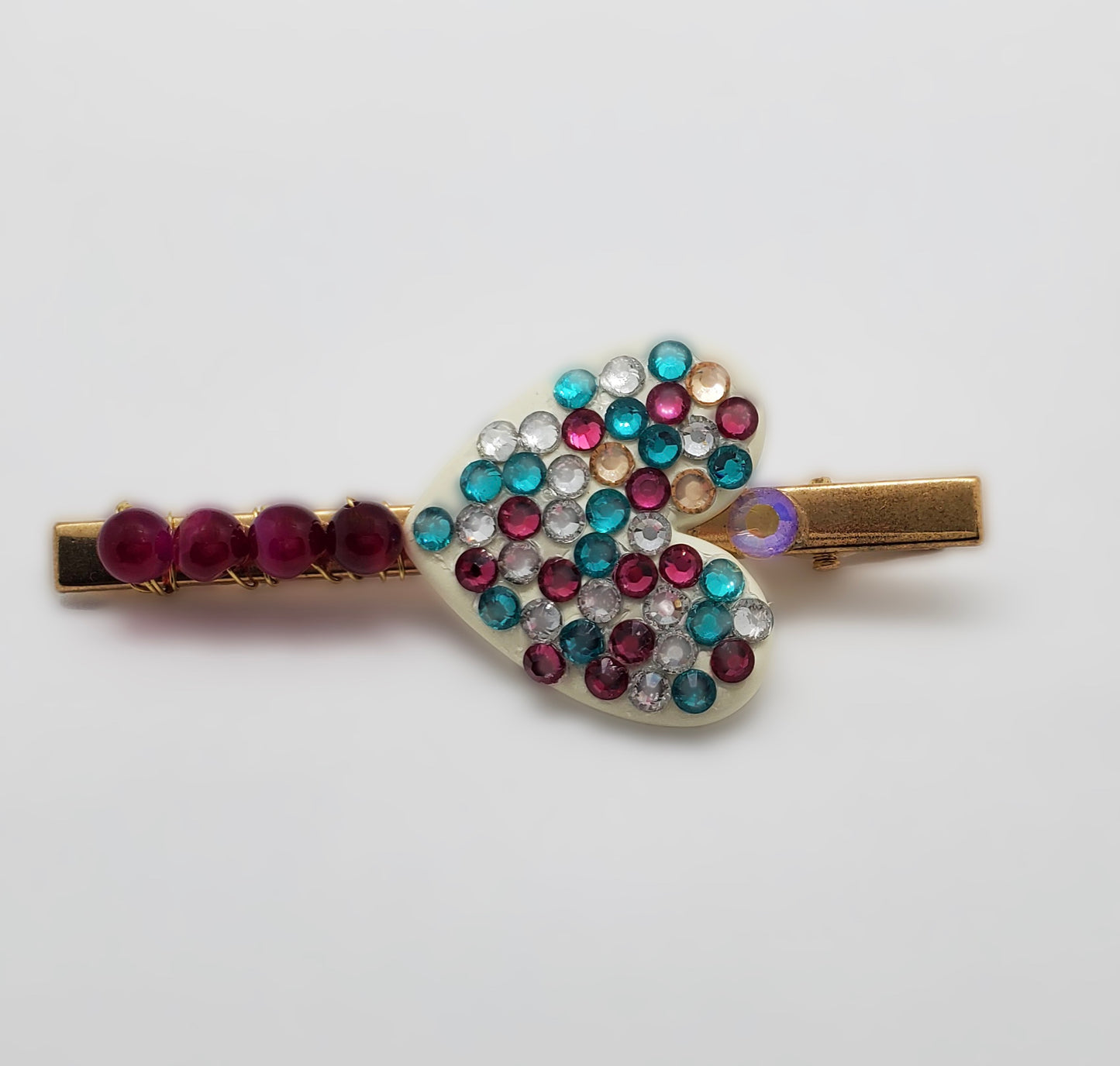 Heartfelt Sparkle Hair Clips