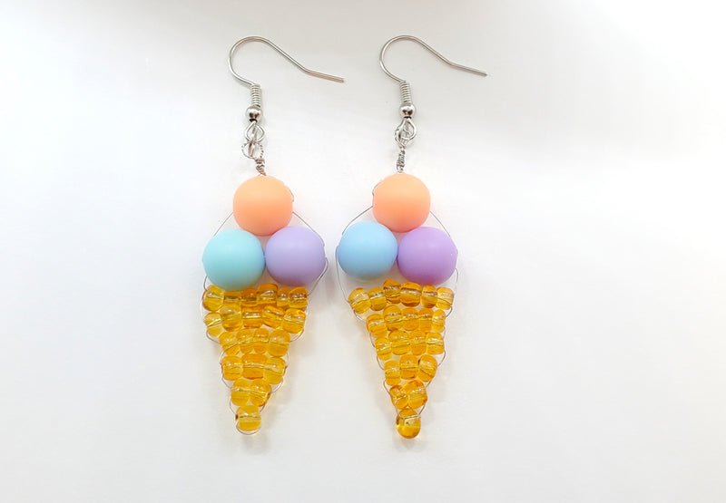 Crafting: Ice Cream Earrings