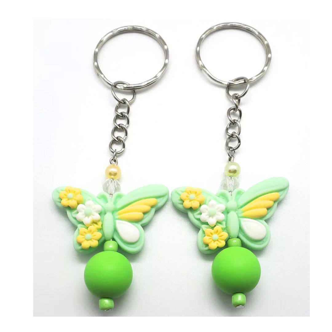Butterfly Blooms Keychains